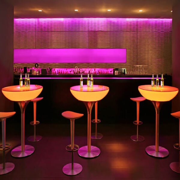 LED Table-Cocktail - Event Bars Ltd